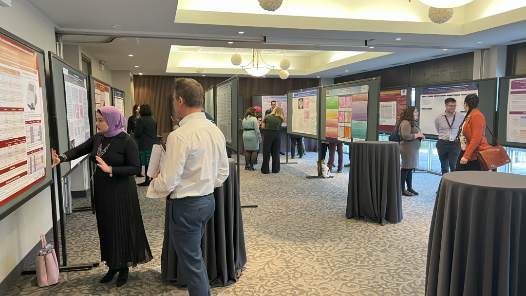 Photo of the posters at 2024 research day