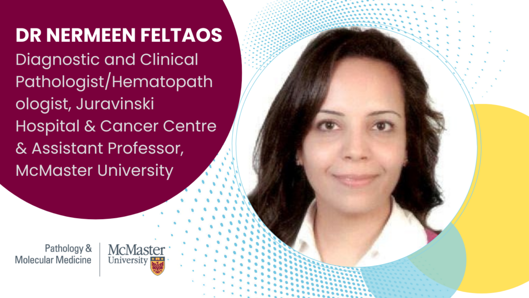 Dr Nermeen Feltaos Diagnostic and Clinical Pathologist/Hematopathologist, Juravinski Hospital & Cancer Centre & Assistant Professor, McMaster University